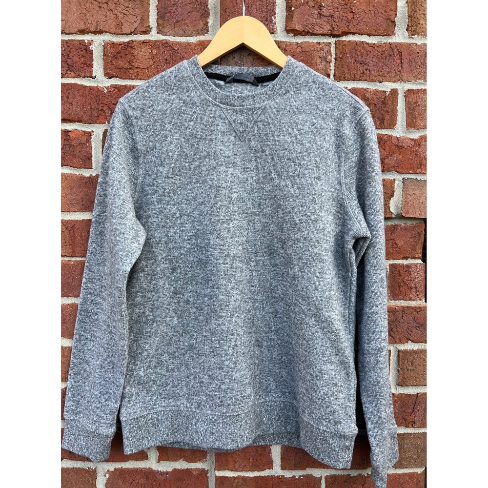 Members Mark Mens Crewneck Pullover Sweatshirt Grey Heather S S8F15540